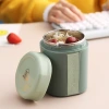 304 stainless steel soup cup, portable student breakfast cup, oat milk cup with handle, office worker soup can, water cup Application Scenario